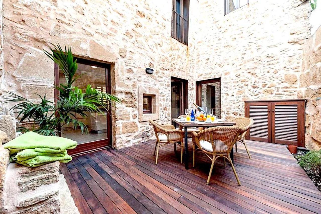 Casa Sa Pedra, En El Centro Historico De Alcudia Villa Eksteriør billede