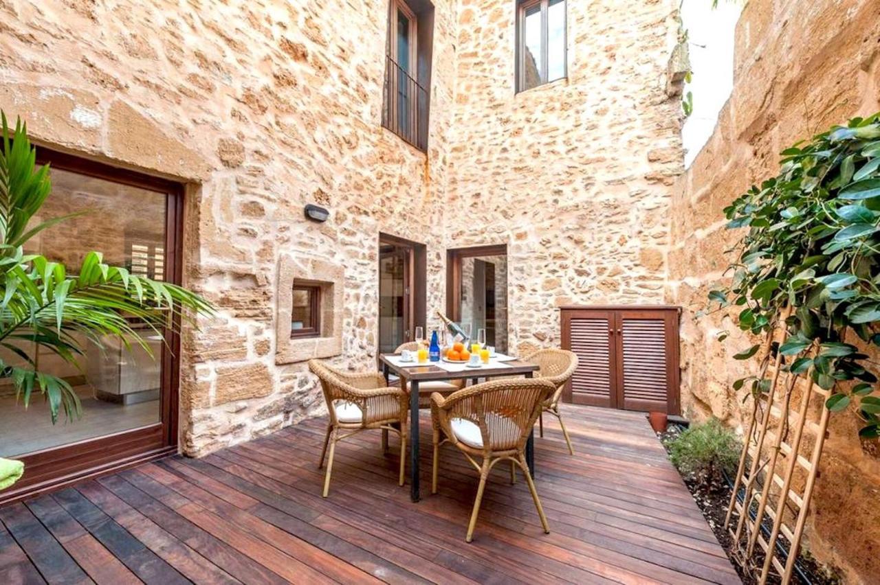 Casa Sa Pedra, En El Centro Historico De Alcudia Villa Eksteriør billede